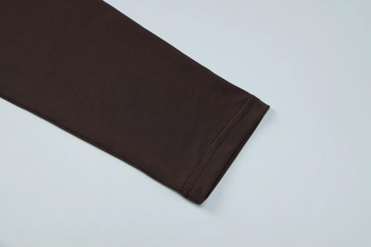 Dulzura Off Shoulder Long Sleeve Backless Ruched Slim Fit Pleated Long Dress Women'S Solid Sexy Dress Clothes Party Club Clothes