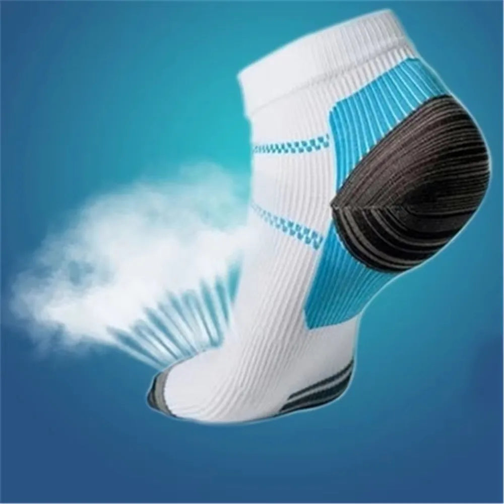 Comfort Foot Anti Fatigue Women Compression Socks Elastic Sleeve Swelling Relief Ankle Support For Sports Travel Work Gift