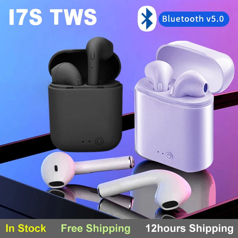 New TWS Earphone Wireless Bluetooth 5.0 Headphones Waterproof Sport Headsets Noise Reduction Earbuds with Mic Wofashion.xyz
