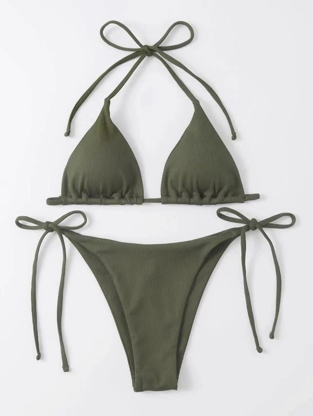 New Sexy Three-point Small Pit Split Swimsuit Bikini