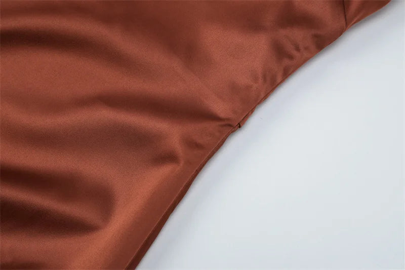 Mozision Off-shoulder Strapless Sexy Maxi Dress Women Gown Elegant Scarf Collar Sleeveless Backless Bodycon Club Party Dress