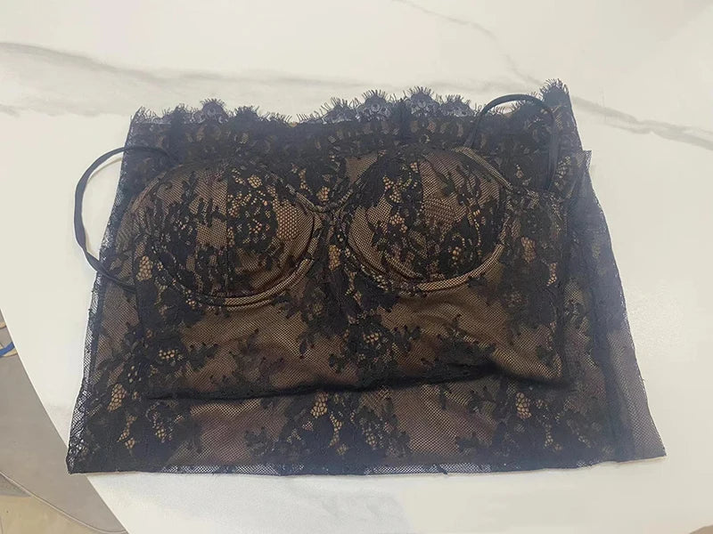 Mozision Lace Print Spaghetti Strap Sexy Midi Dress For Women Black Sleeveless Backless Bodycon Club Party Printed Long Dress