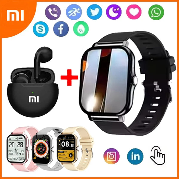 Xiaomi NEW Smart Watch Women Men Lady Gift Sport Fitness Watches Heart Rate Monitor Waterproof Smartwatch For Phones Android IOS Wofashion.xyz