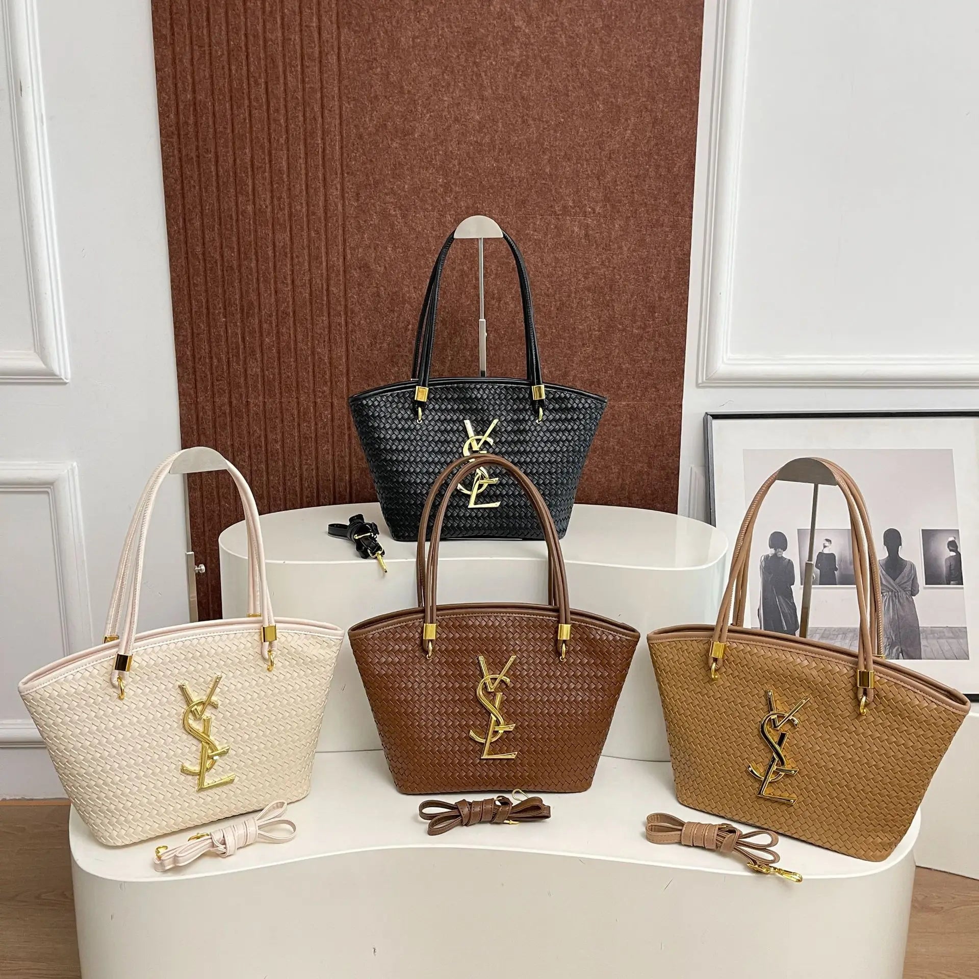 Luxury Tote Bag for Women Large Capacity Shoulder Bag with Top Handle, Elegant Leather Purse for Work, Versatile Day