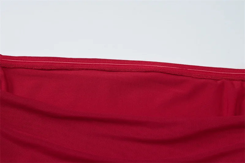 Mozision Off-shoulder Backless Sexy Maxi Dress Women Summer Fashion Strapless Sleeveless See Through Club Party Long Dress