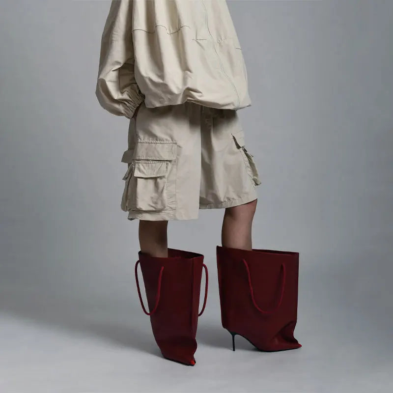 2025 Autumn/Winter New European LuxuryBanquet Show FashionWide Cuff Short Boots, HighQuality Women's Dress Shoes Elegantand Sexy