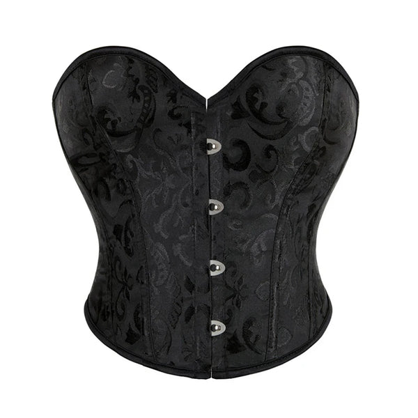 BurVogue Women Short Overbust Corset Crop Tops Strapless Off Shoulder Summer Short Camisole Underwear Female Bustier Wofashion.xyz