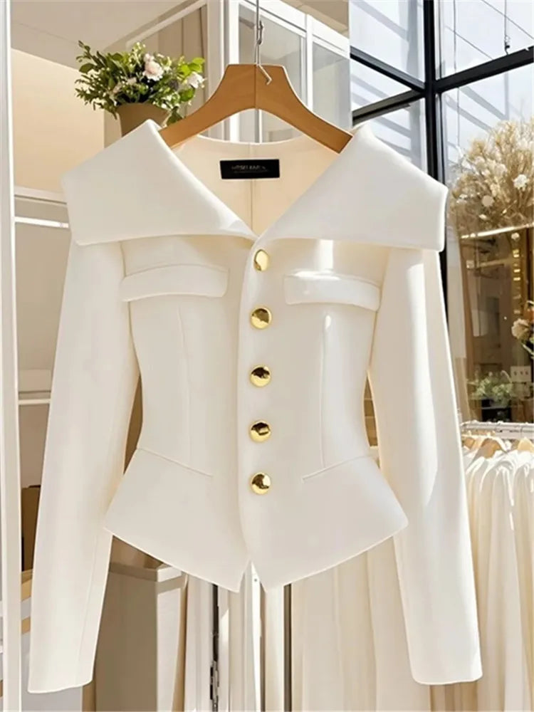 2025 Spring and Autumn New Occupation High-end Leisure Women's Coat Korean Version Loose Temperament Ladies Short Jacket