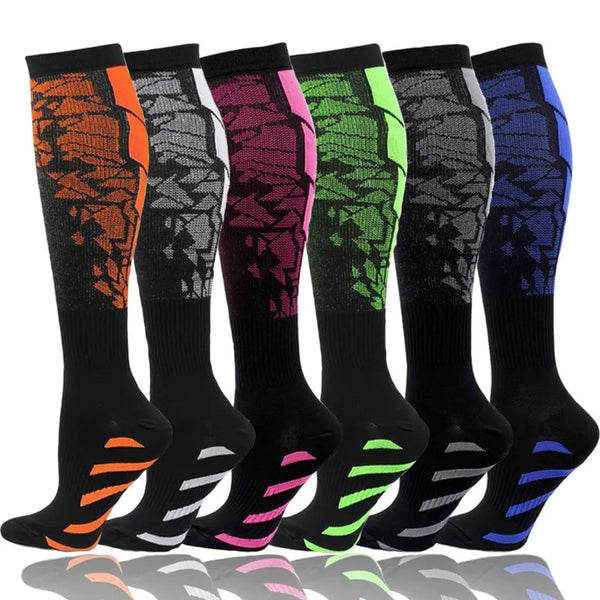 Compression Socks Running Sports Socks Medical Nursing 20-30mmhg for Flight Travel Pregnancy Edema Diabetes Varicose Veins Socks Wofashion.xyz