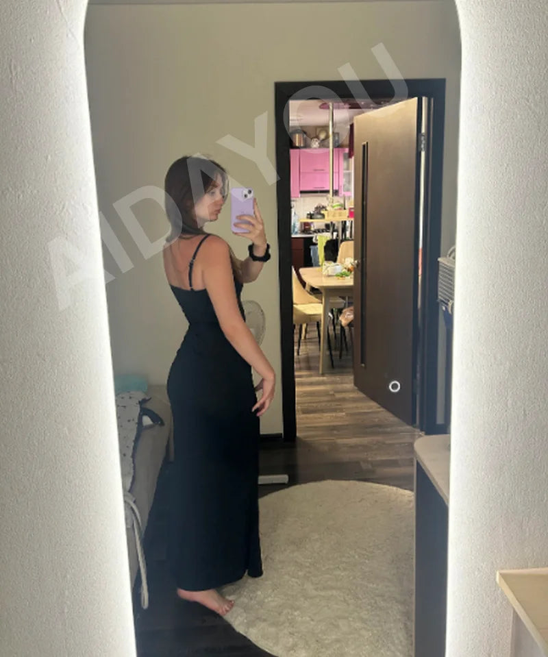 Women's Summer Maxi Dress Casual Lounge Slip Long Y2K Sexy Sleeveless Backless Bodycon  Slim Elegant Prom Party Exotic  Bohemia