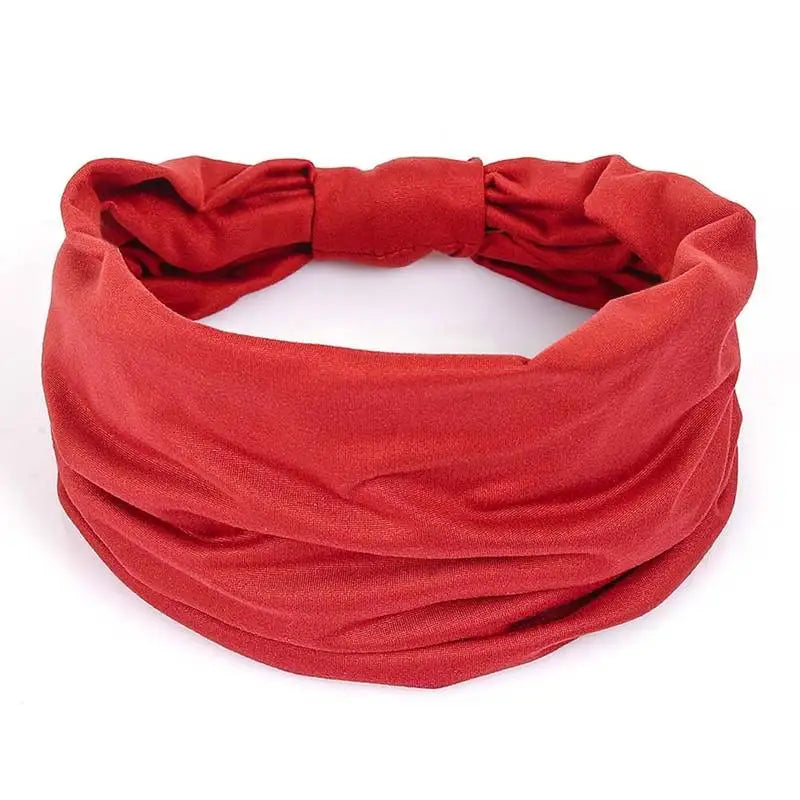 Head Band Women Hair Accessories Solid Wide Headband Bowknot Turbans Wash Face Make-up Hair Band Sports Running Yoga Headbands