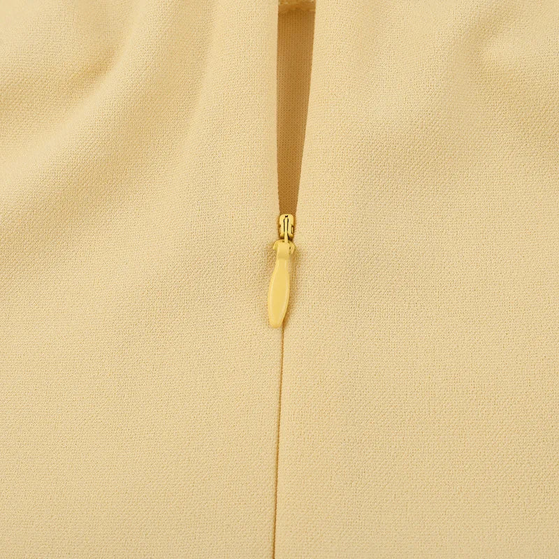 NIDANSSI 2025 Bodycon Slim Backless Evening Party Dress Women Robes Pleated Elegant Sexy Dress Midi Long Summer Dress Vestidos