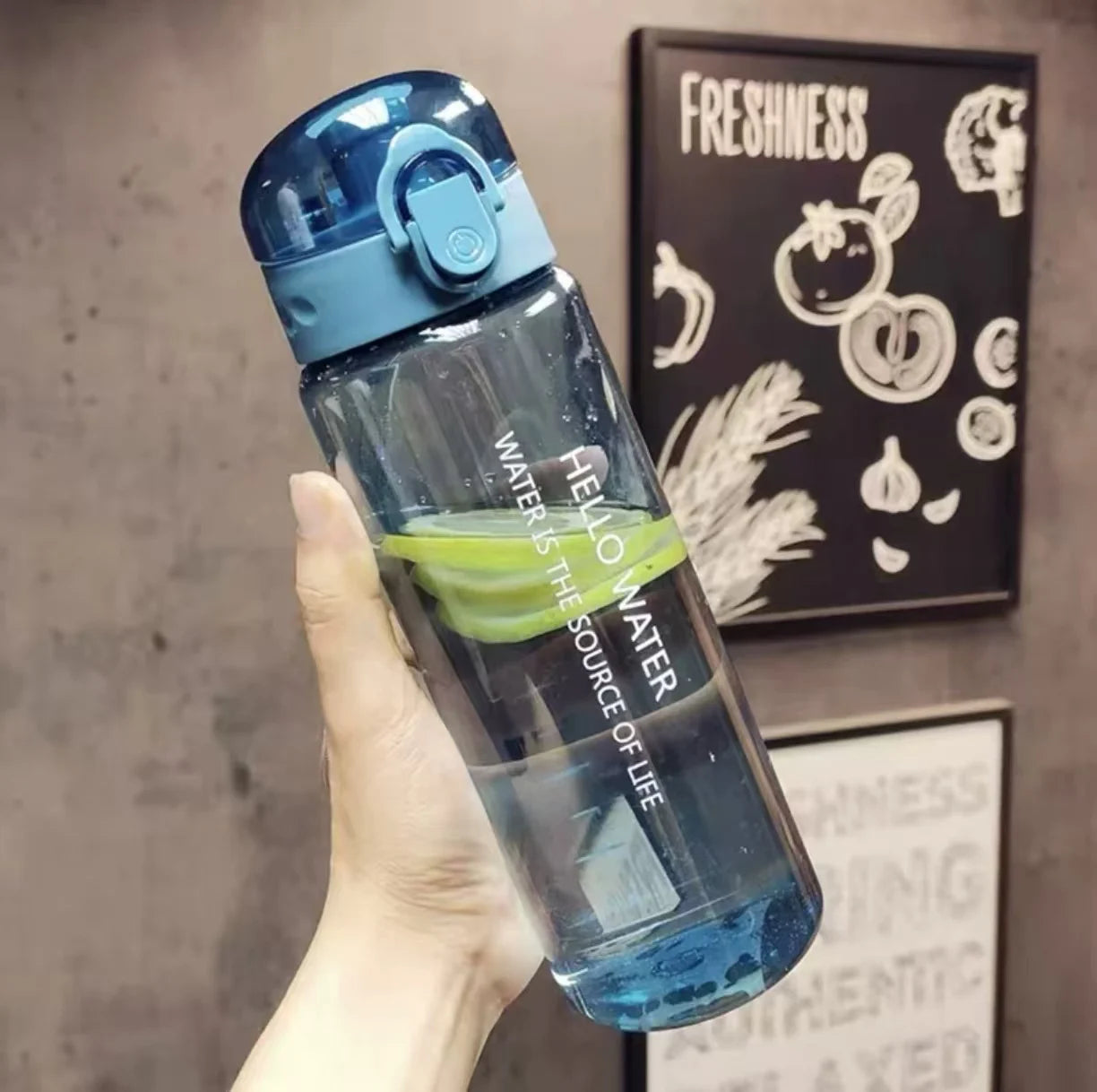 Portable and convenient water bottle for outdoor activities, suitable for women during summer sports