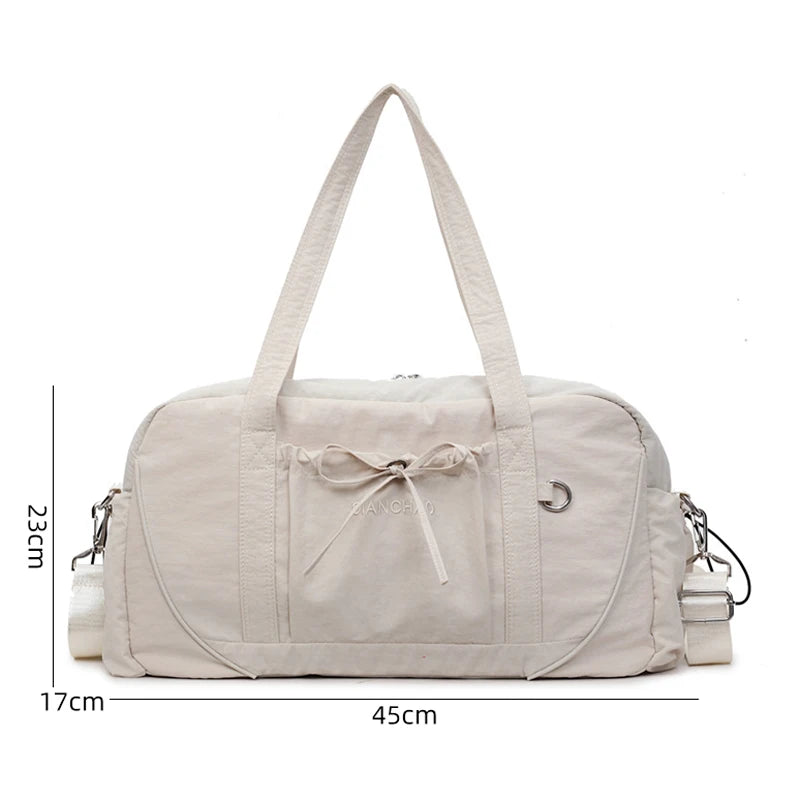 Women's Fitness Handbag Gym Sport Dry Wet Tote Bag Large Capacity Shoulder Portable Luggage Bag Travel Storage Crossbody Bag