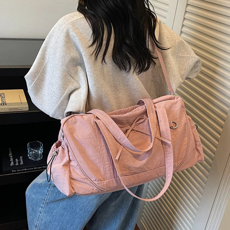 Women's Fitness Handbag Gym Sport Dry Wet Tote Bag Large Capacity Shoulder Portable Luggage Bag Travel Storage Crossbody Bag