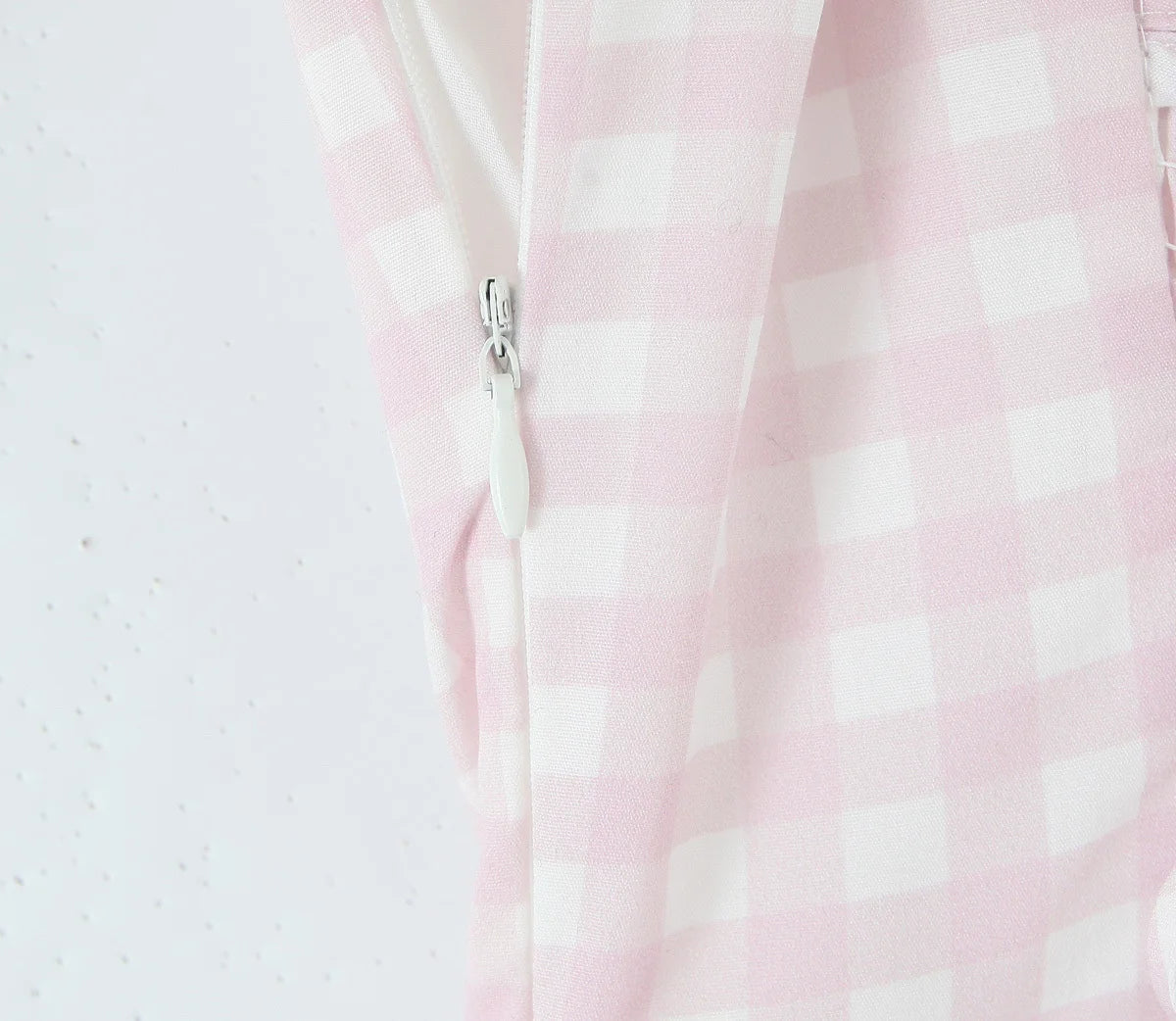 YENKYE Lace Up Bandage Plaid Sling Dress Women Elegant Square Neck Low Waist A-line Midi Summer Dresses Holiday Party Robe 2025