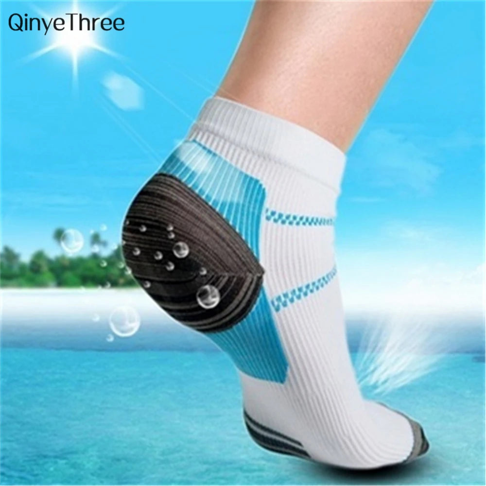 Comfort Foot Anti Fatigue Women Compression Socks Sleeve Elastic Relieve Swell Ankle Sokken Dropship Wofashion.xyz