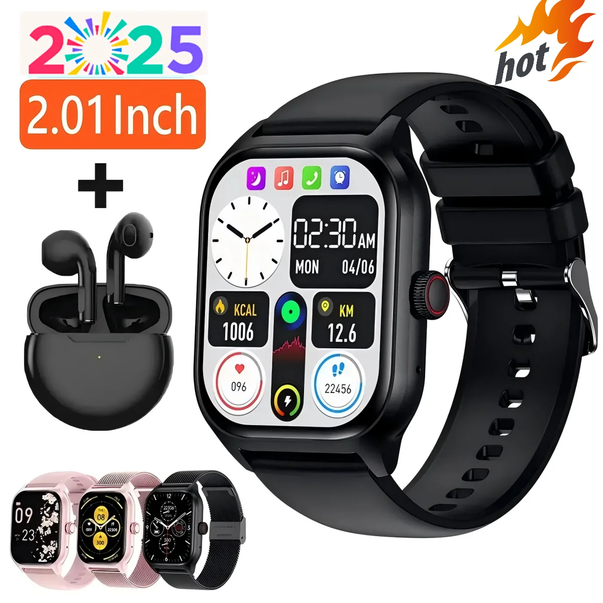 Smart Watches For Man Woman Bluetooth Call Music Fitness Tracker Sport With Waterproof Pedometer Information Alerts Smartwatch Wofashion.xyz