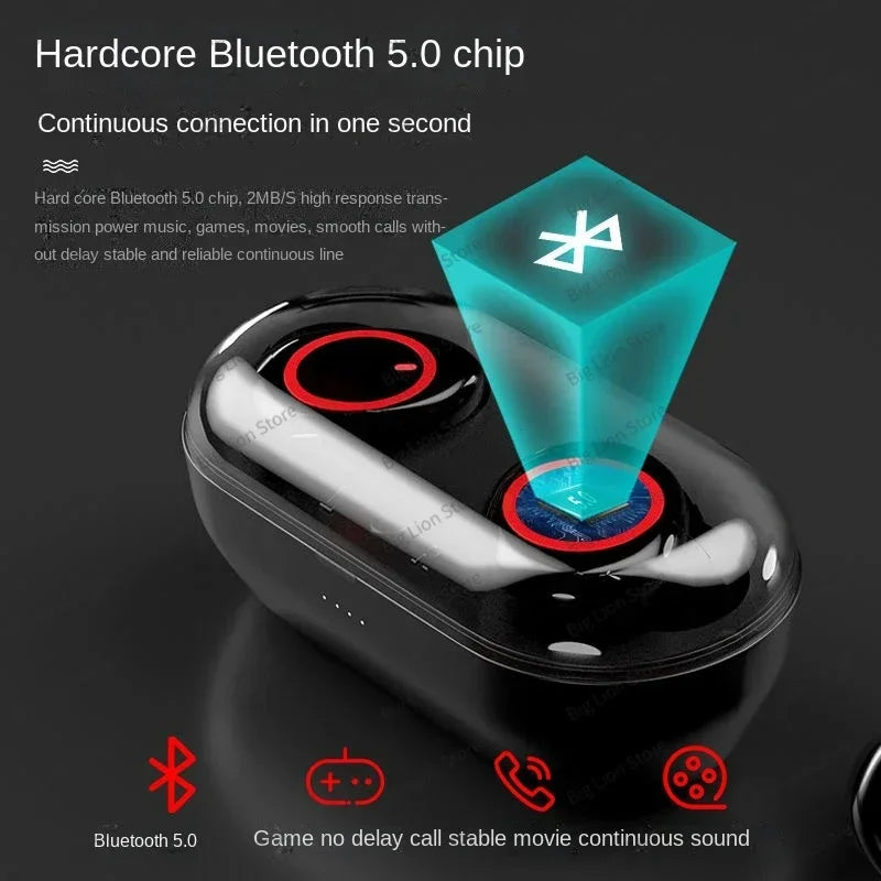 NEW TWS Earphone Bluetooth Wireless Headphones Stereo Earphones 5.3 Wireless Headphone With Microphone For All Smart Phones