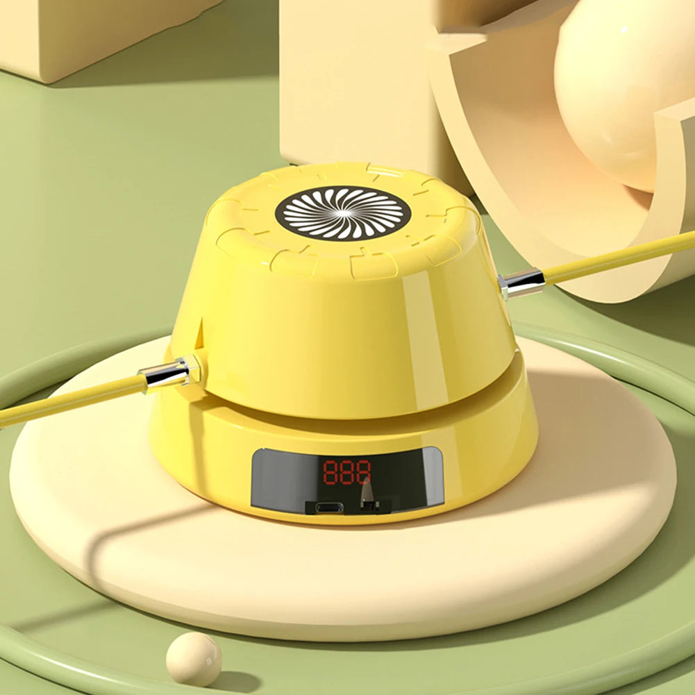 Electric Rope Skipping Machine Remote Control Smart Automatic Jump Rope Digital Counter Indoor Outdoor Training Toys Games Kids