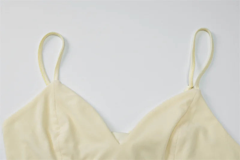 Mozision Sexy Hollow Out Spaghetti Strap Maxi Dress For Women Sleeveless Backless Solid Patchwork Fashion Sexy Club Party Dress