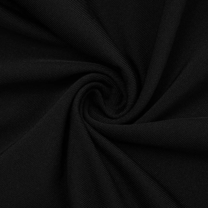 Blifanbo Elegan Deep V Neck Bodycon Maxi Dress Women High Waist Pleated Long Sleeve Solid Patchwork Club Party Long Dress Autumn