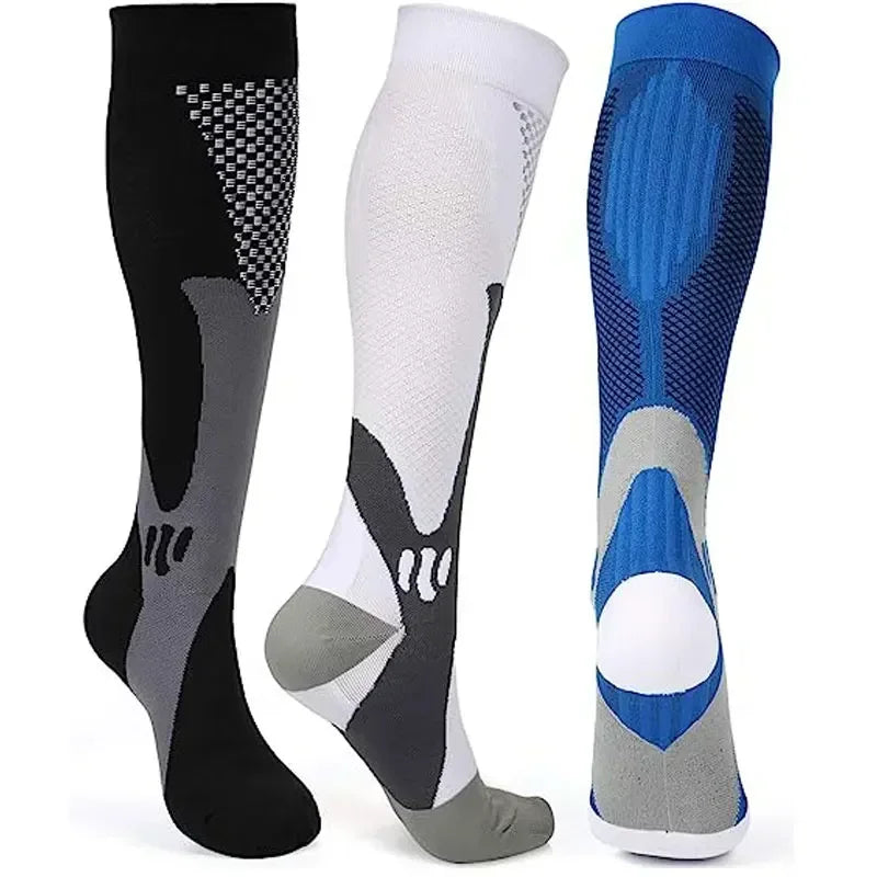 Compression Socks for Men and Women Medical Althetic Sports Nurses Socks Is Best for Running Flight Travel Cycling Wofashion.xyz