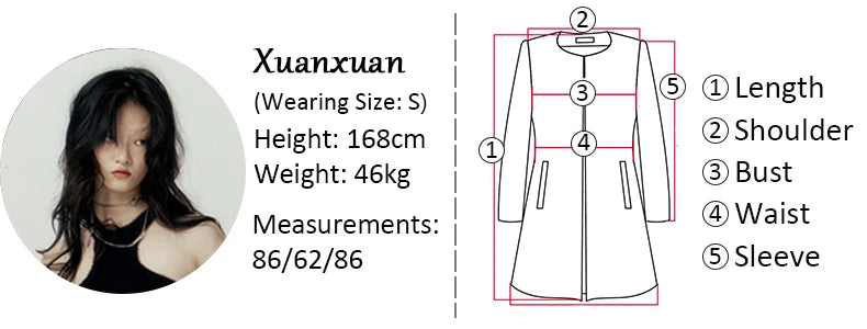 Lautaro Autumn Cool Long Trench Coat for Women Removable Sailor Collar and Pockets Belt Runway Fashion Luxury Designer Clothes