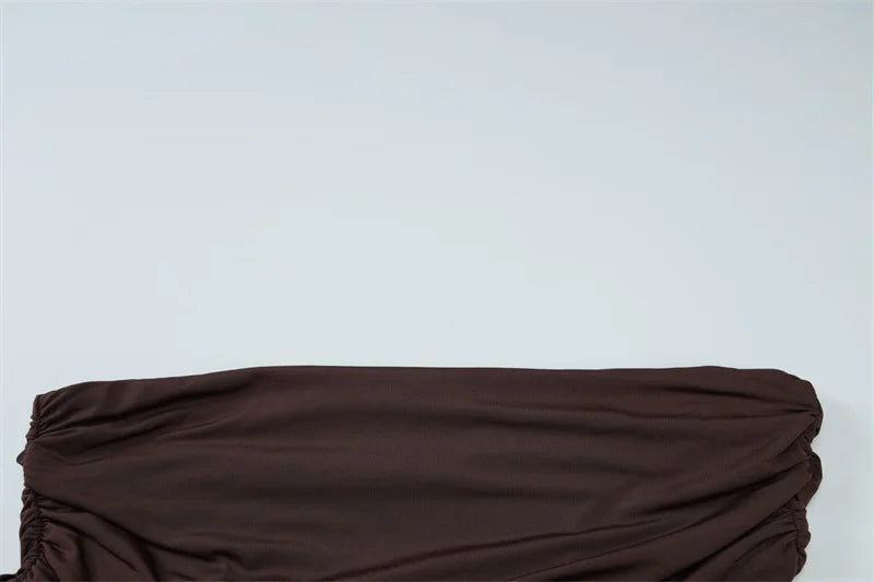 Mozision Oblique Shoulder Split Maxi Dress For Women Sleeveless Slim Fit Elegant Gown Summer Fashion Club Party Long Party Dress