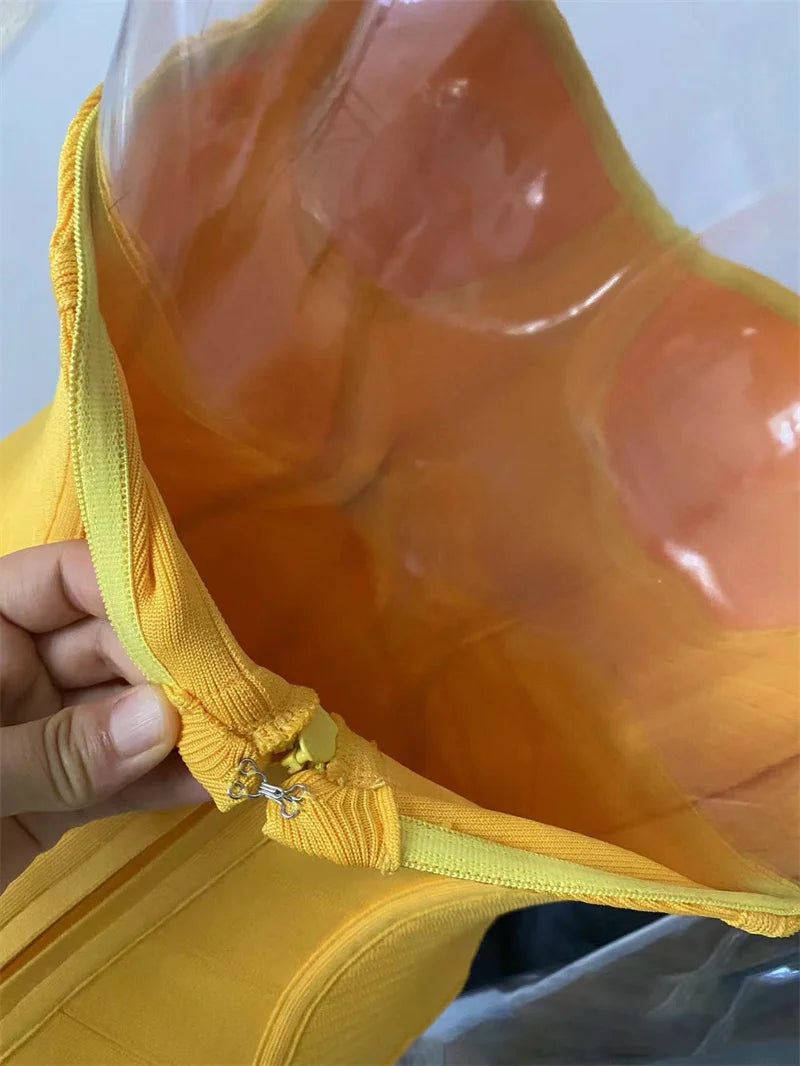 Mozision Backless Bandage Sexy Midi Dress Women Fashion Halter Off-shoulder Sleeveless Backless Bodycon Club Party Long Dress