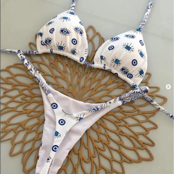 New Style Split Triangle Bikini Sexy Brazil Swimsuit Women's Beach Vacation Wofashion.xyz