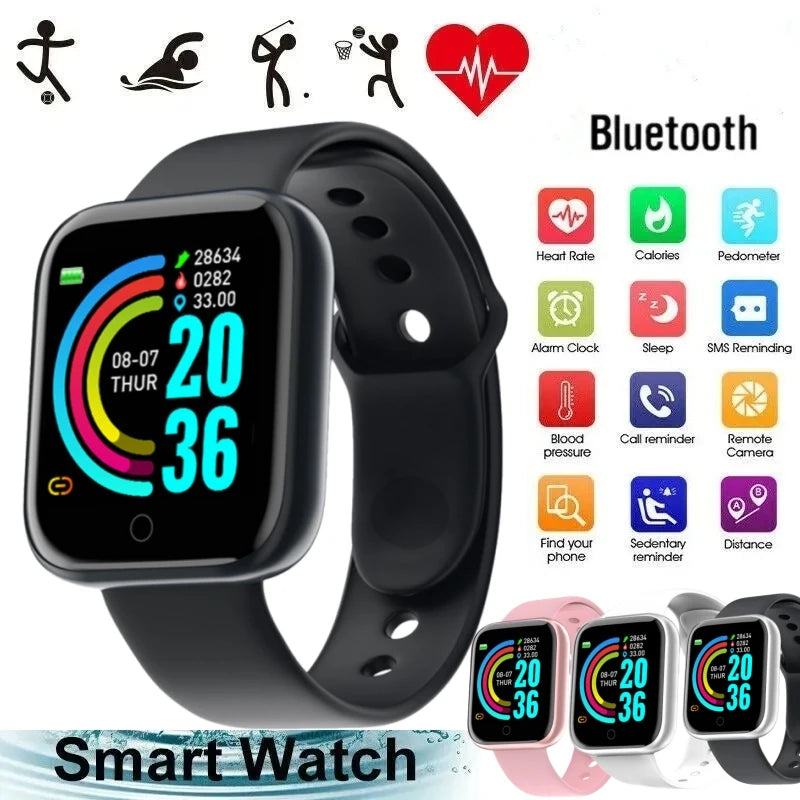 Smart Watch For Men Women Wristwatch Bluetooth Connect Phone Music Player Fitness Sport Bracelet Health Monitor Digital Watches Wofashion.xyz