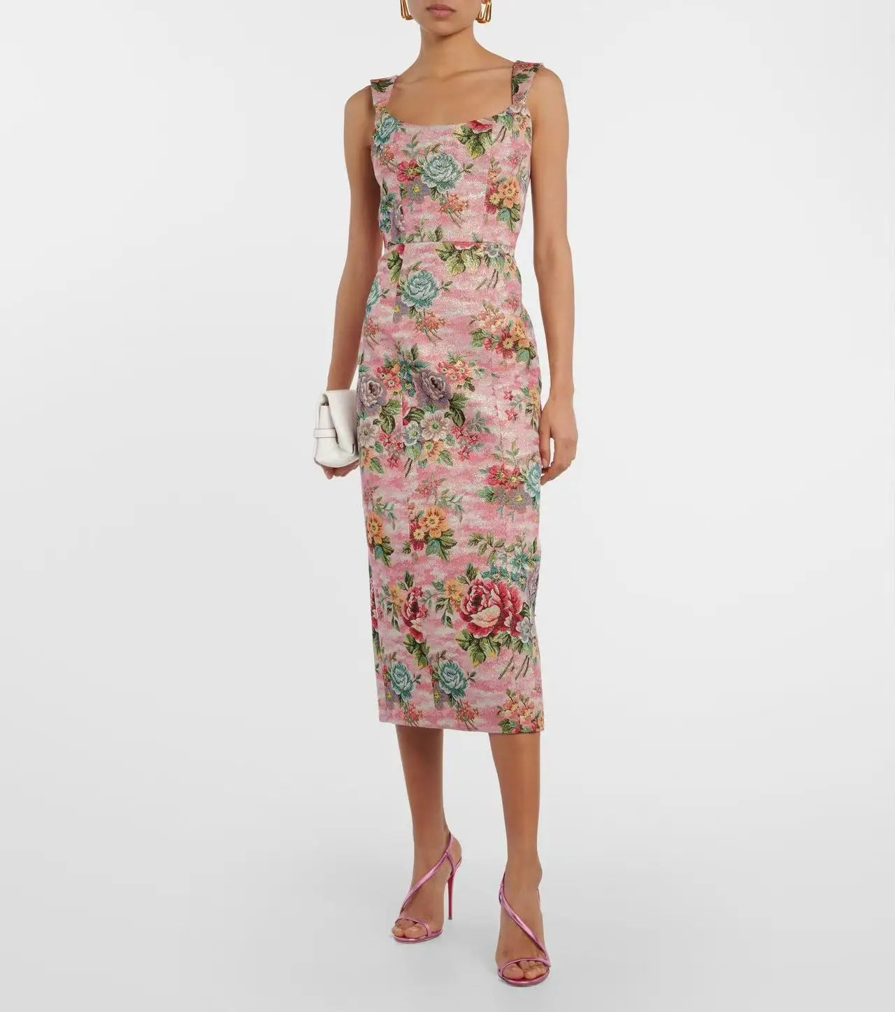 2025 European and AmericanWomen's Summer NewMulti ColorSerpentine Wrapped StrawStiletto High Heels Sexy Outerwear French Sandals