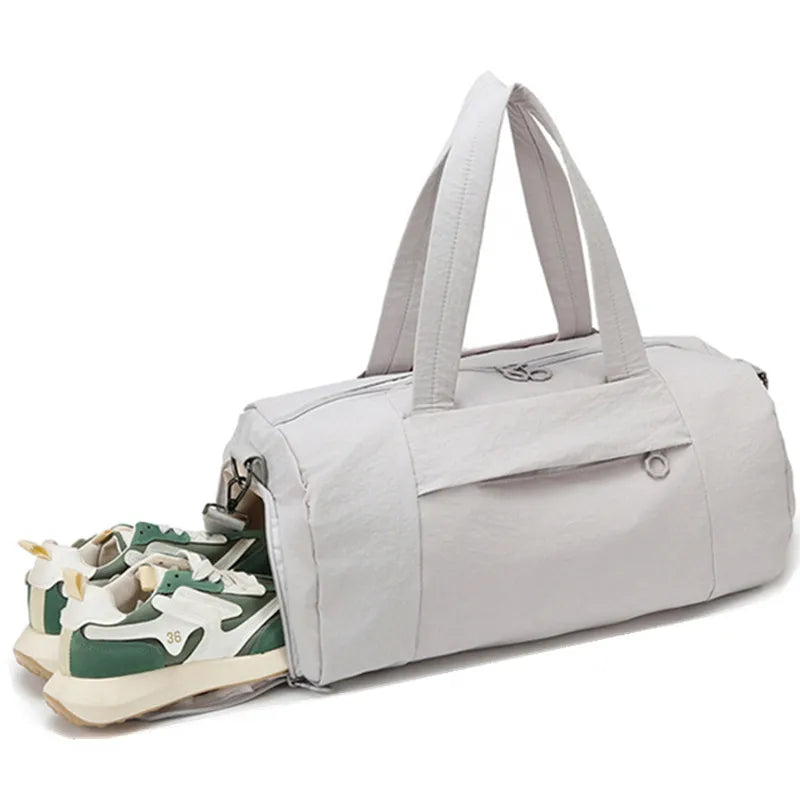 Female Gym Bag For Travel Big Traning Luggage Shoulder Bolsas Shoe Compartment Weekend Swimming Fitness Handbag Women's Sports