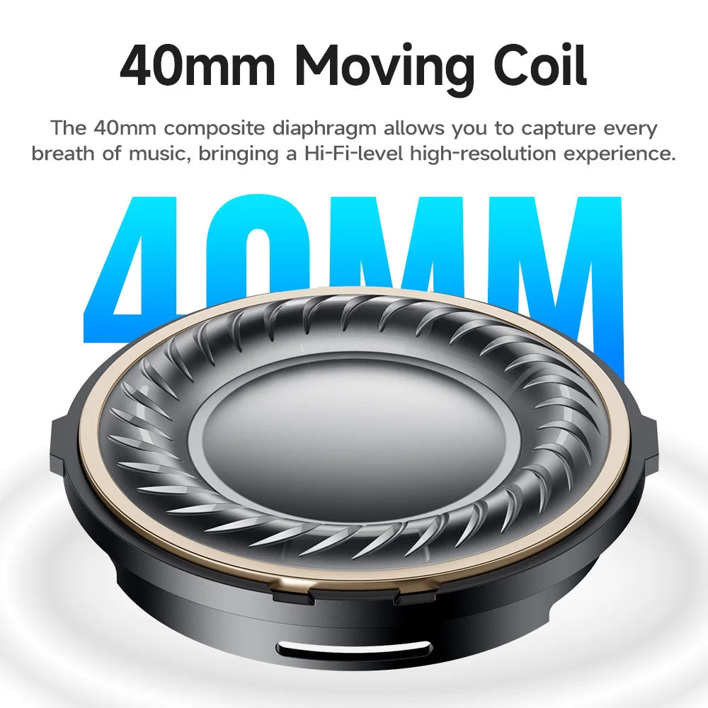 Trendy Muscular Men and Stylish Women 2025 New Bluetooth Over-Ear Headphones Wireless Sports Headphones with Deep Bass