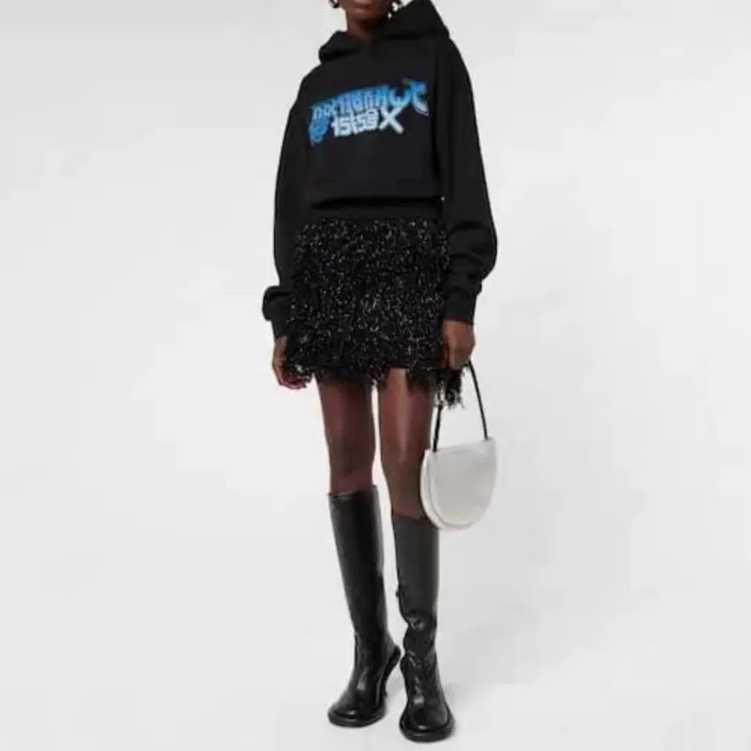 European and American Trend Retro Denim Slim High Heels Round Toe Short Boots for Women Sexy Side Zipper Fashion Banquet Shoes