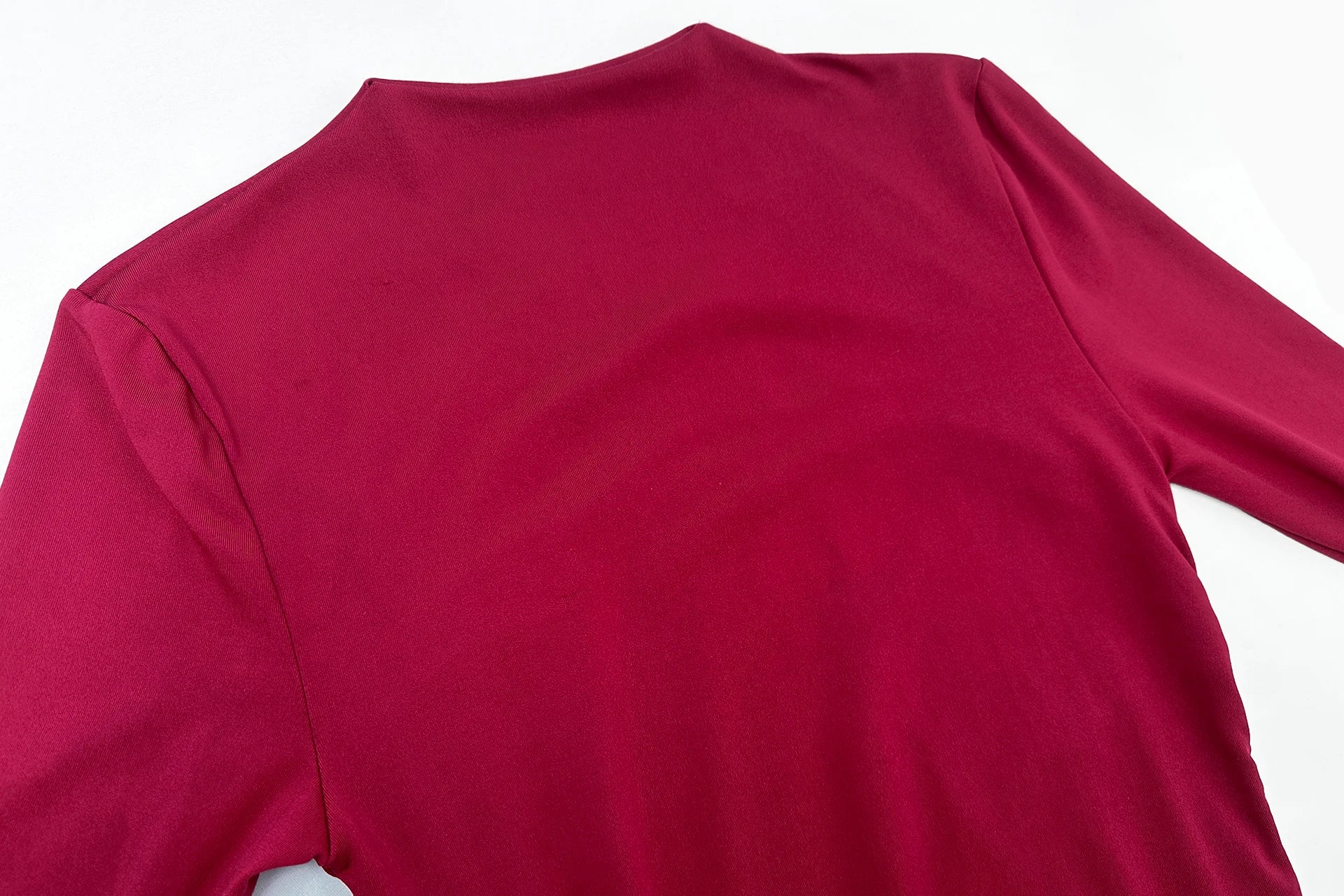 Women's Fashionable High-End Long Sleeved Round Neck Slim Fit Dress For Autumn  Winter Women's Street  Beach Party Long Dress