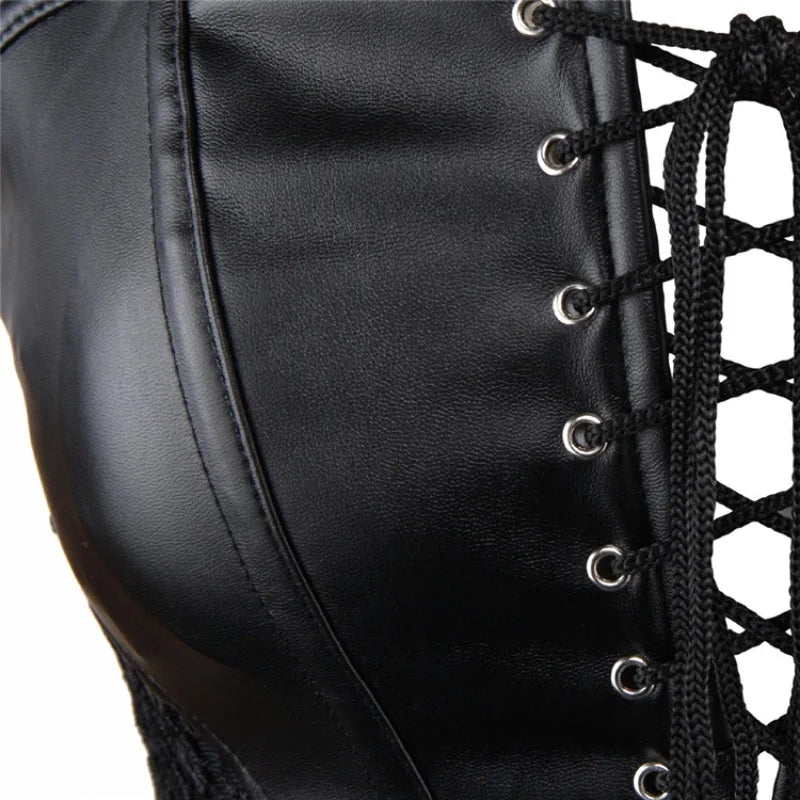 Faux Leather Corset Steampunk Zipper Corsets with Skirt Plus Size Lace Up Bustier Dress Holiday Evening Party Costumes for Women