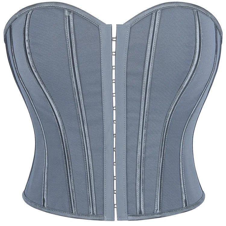 Fashion Strapless Off Shoulder Corset Tank Crop Tops Summer Backless  Camisole Underwear Female Bustier Top