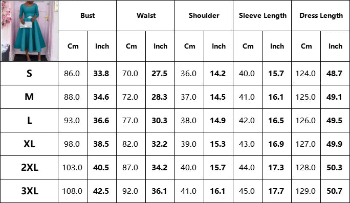 Elegant Party Dress for Woman 2024 Modern O Neck Three Quarter Sleeve High Waisted A Line Mid Calf Birthday Dinner Wedding Cloth