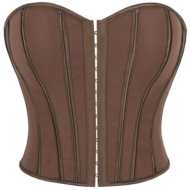 Fashion Strapless Off Shoulder Corset Tank Crop Tops Summer Backless  Camisole Underwear Female Bustier Top